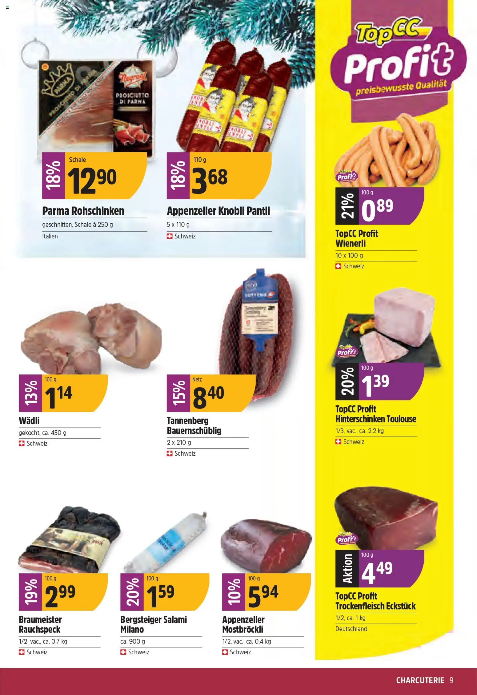 TopCC - Black Friday – gültig ab 01.12.2025 | Seite: 9 | Produkte: Salami