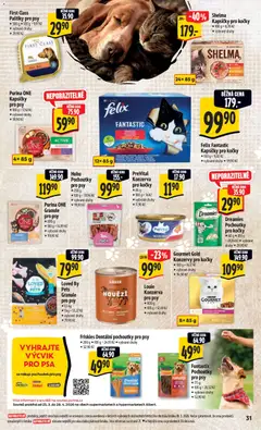 Náhled letáku Albert leták - Hypermarket od 25.03.2026 | Strana: 39 | Produkty: Granule, Kapsičky pro kočky, Gourmet Gold, Konzervy pro kočky