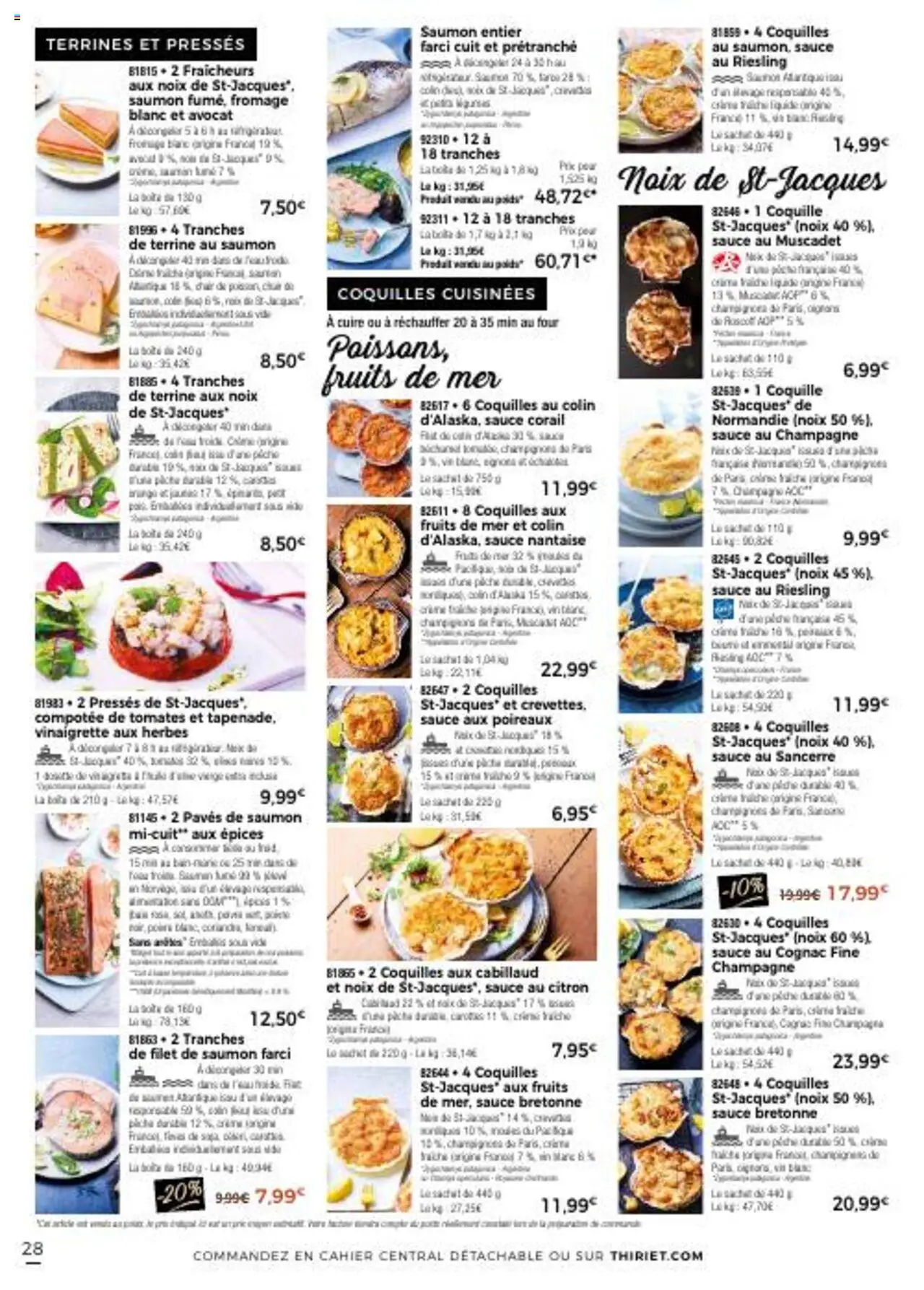  | Page: 28 | Produits: Saumon entier, Citron, Cognac, Saumon