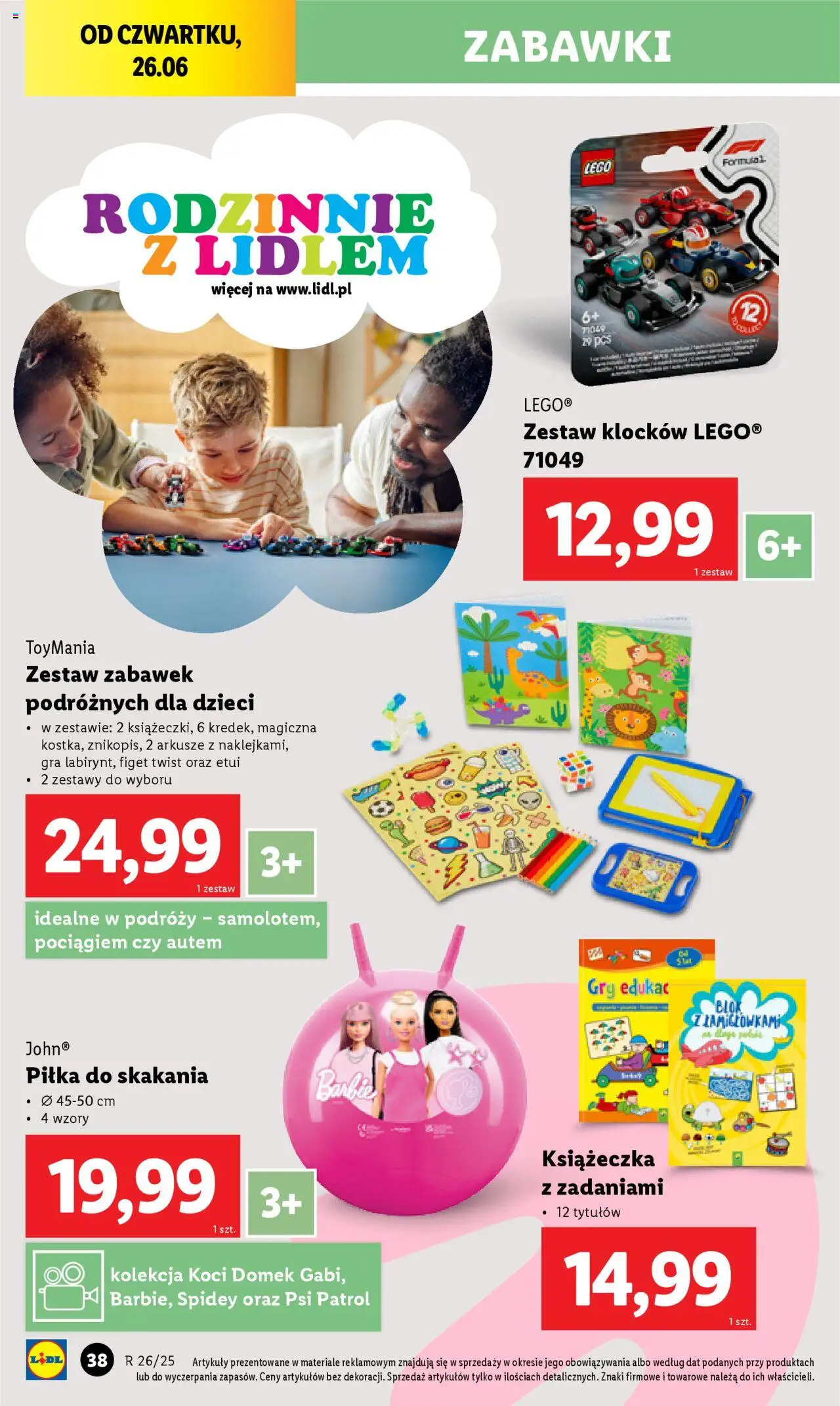 Lidl Katalog od 23.06.2025 | Strona: 40 | Produkty: Gra, Barbie, Lego, Gry