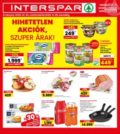 Interspar Akciós újság - amely érvényes a következő dátumtól: 30.10.2025