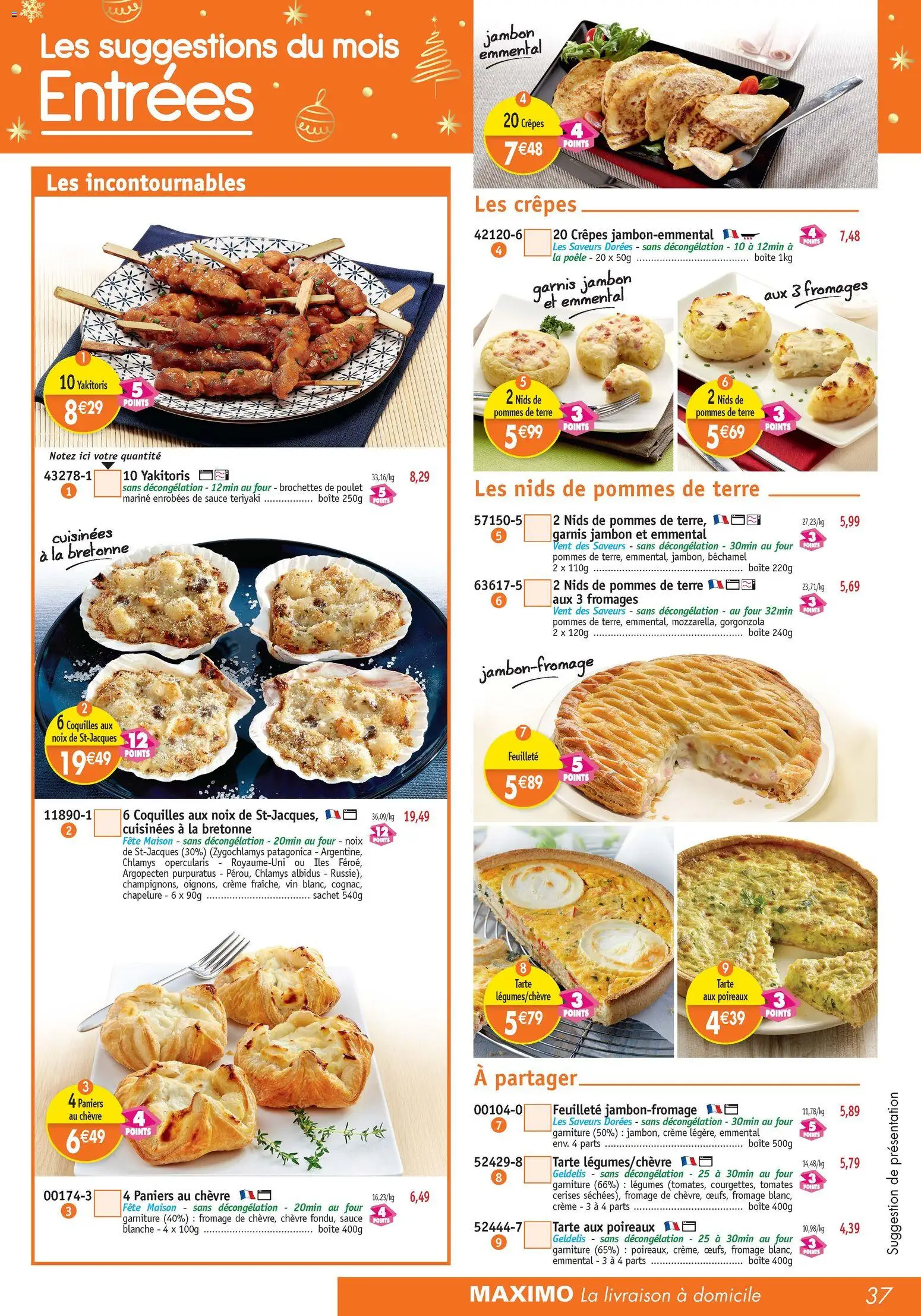 {H1} | Page: 37 | Produits: Jambon, Vin, Tomates, Pommes de terre