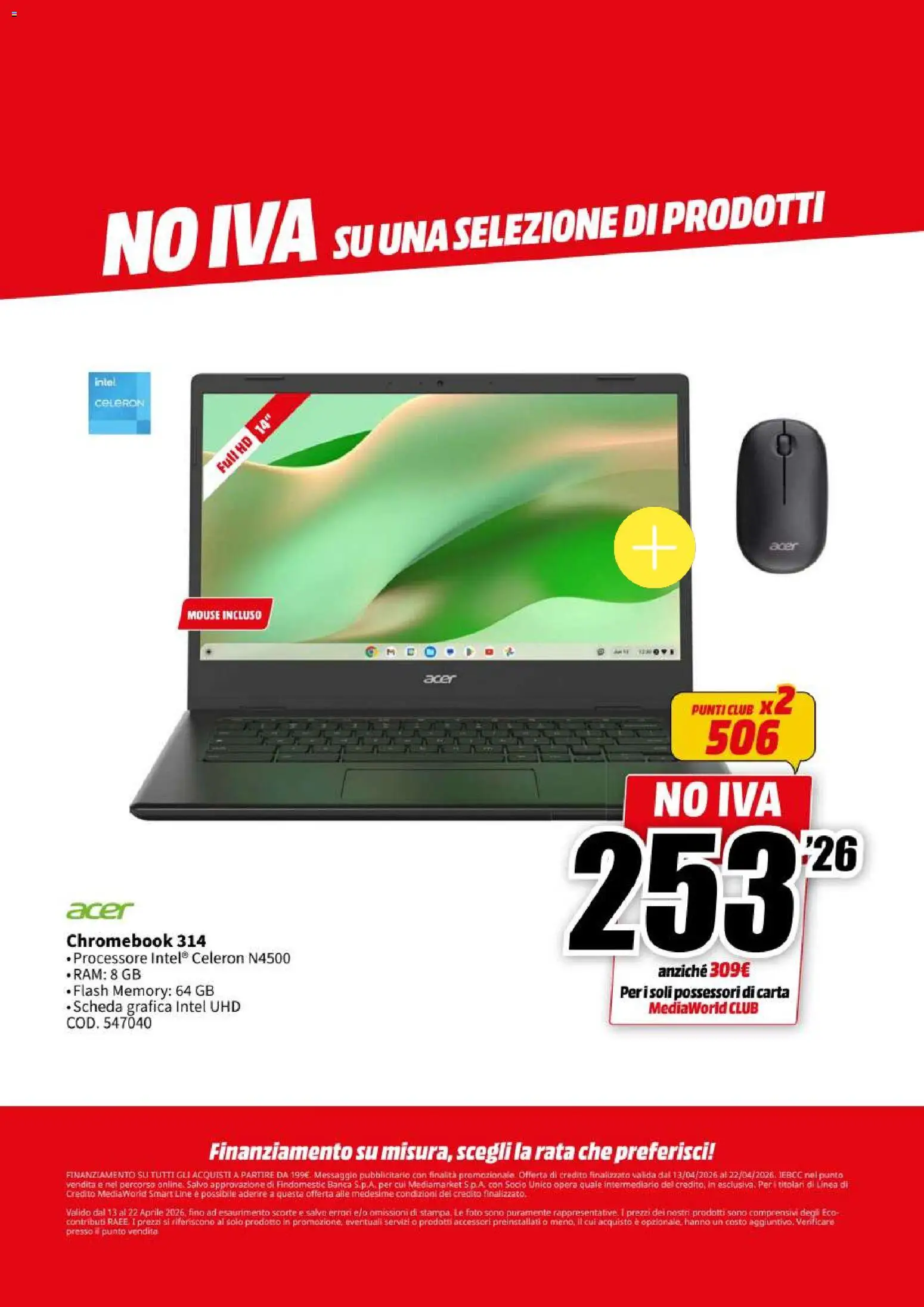 Volantino Media World del 13.04.2026 | Pagina: 70