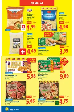 Lidl Aktionen ab 31.12.2025 gültig | Seite: 24 | Produkte: Salami, Pizza, Gemüse, Raclette