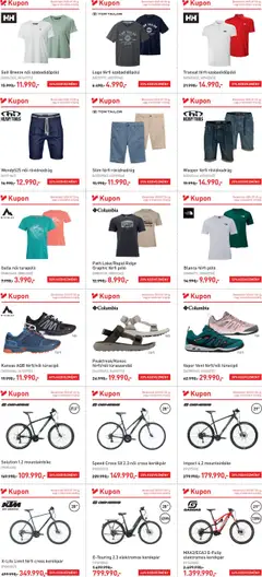 Intersport akciós ujság - amely érvényes a következő dátumtól: 08.07.2025 | Oldal: 2 | Termékek: Túracipő, Elektromos kerékpár, Kerékpár, Rövidnadrág