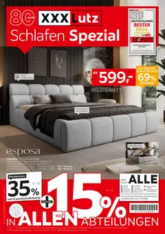 XXXL Lutz Schlafen Spezial ab 12.10.2025 gültig