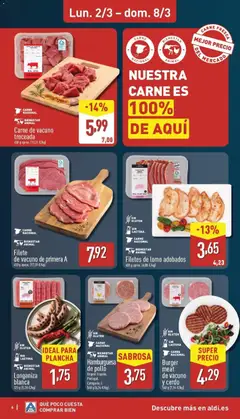 Vista previa Filetes de lomo adobados, 600 g aprox. válido desde el 02.03.2026 | Página: 6 | Productos: Barbacoa, Plancha, Filete, Σοκολατούχο γάλα