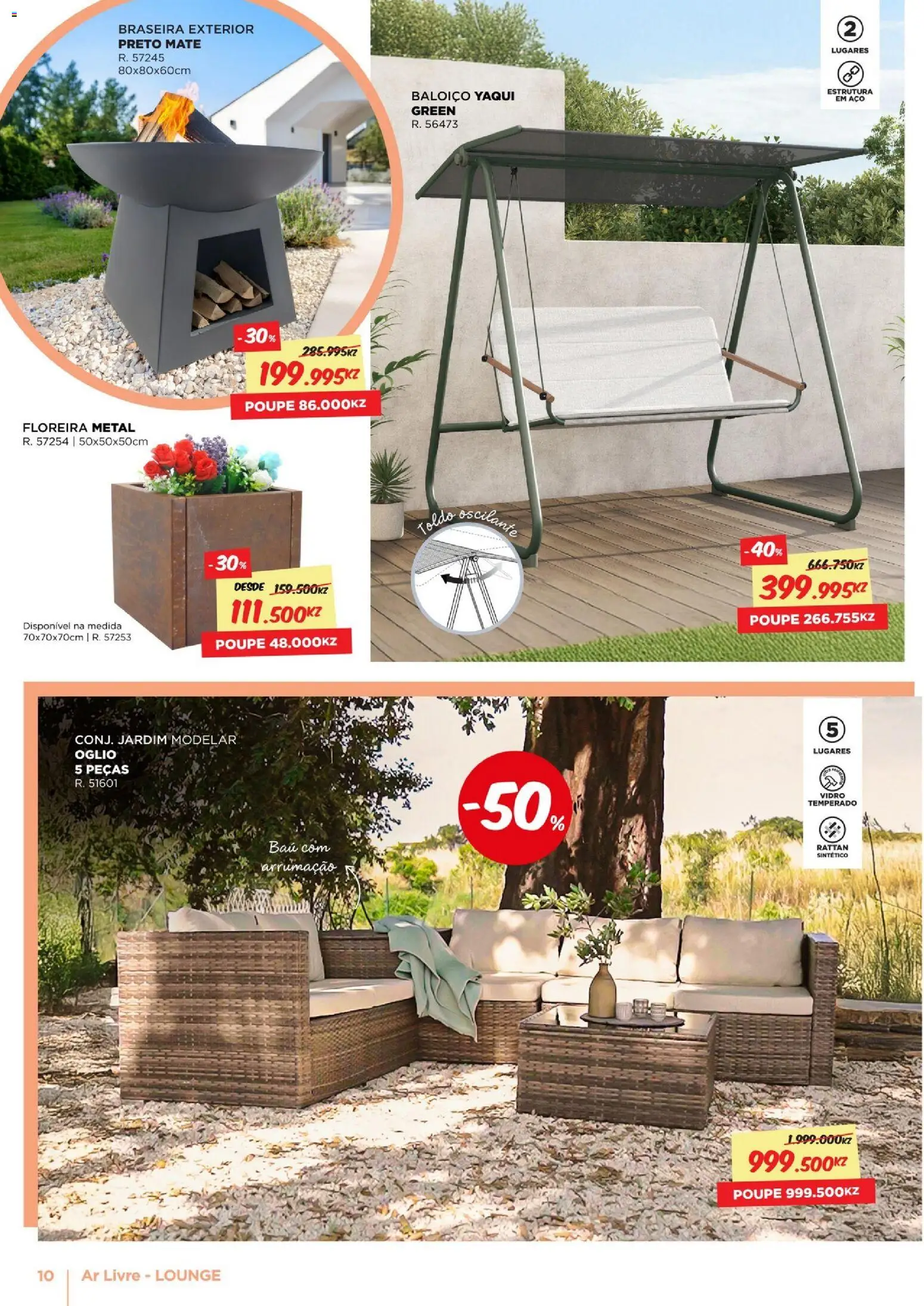 Espaço Casa - Folheto Ar Livre Angola │ válido de 15.11.2025 | Página: 10 | Produtos: Baloiço