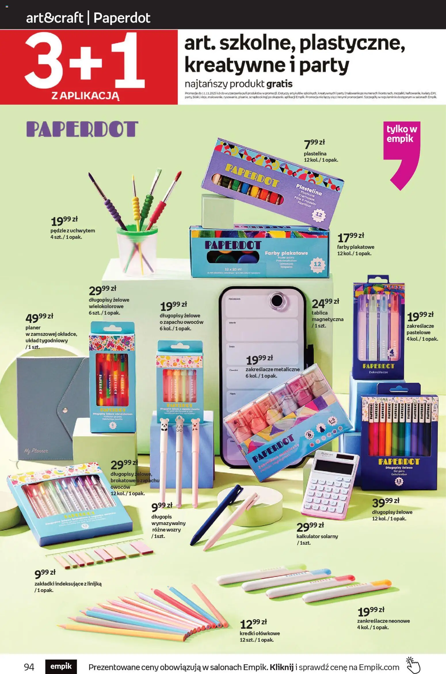 Empik Black Friday od 29.10.2025 | Strona: 94 | Produkty: Kalkulator, Kwiaty