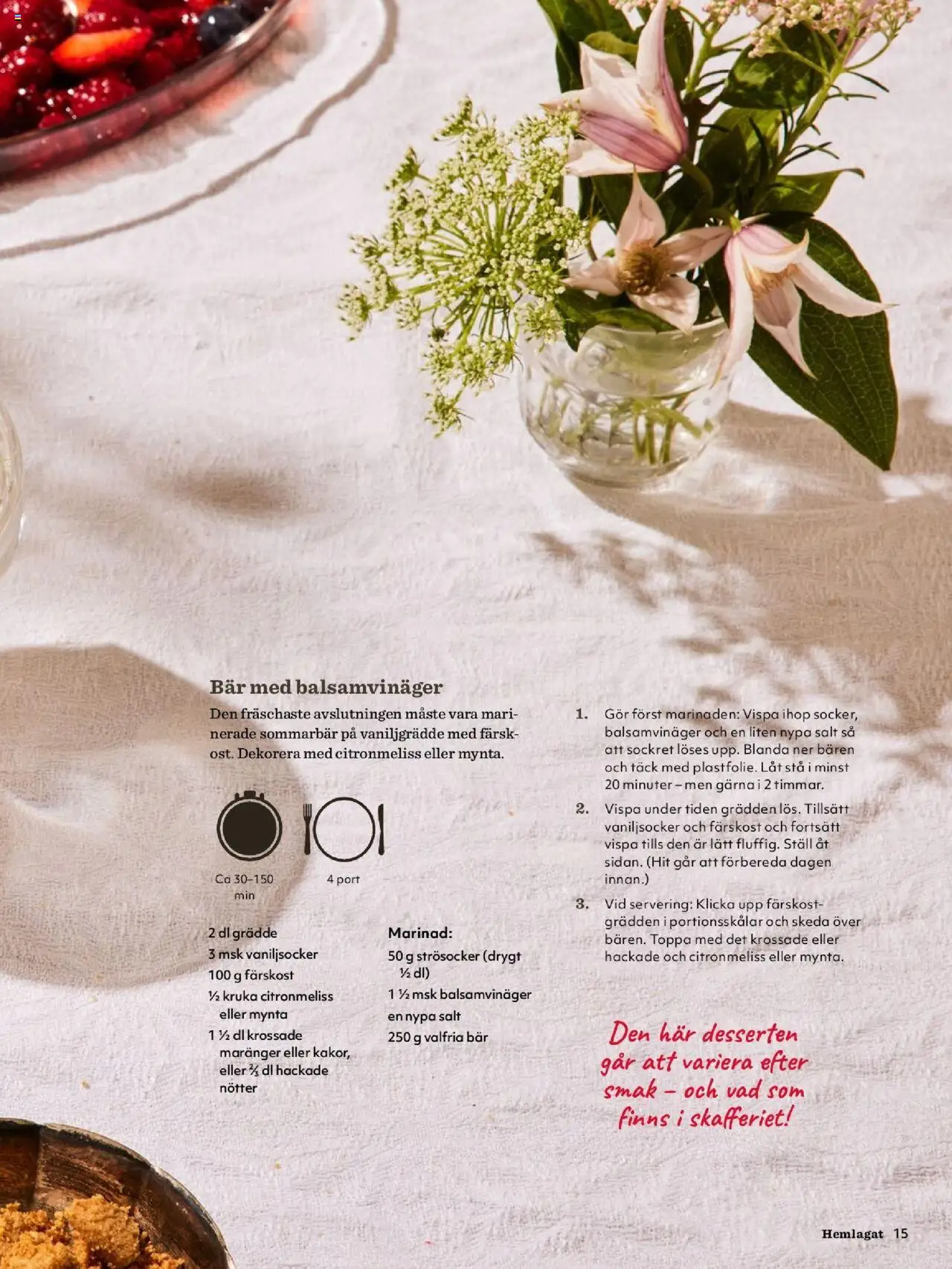 Hemköp reklamblad aktuell från 01.09.2025 | Sida: 15 | Produkter: Salt, Marinad, Balsamvinäger, Grädde