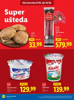 Kisela pavlaka 20%, Kisela pavlaka 20% m.m. - pregled Lidl kataloga - važi od 09.10.2025 | Strana: 12