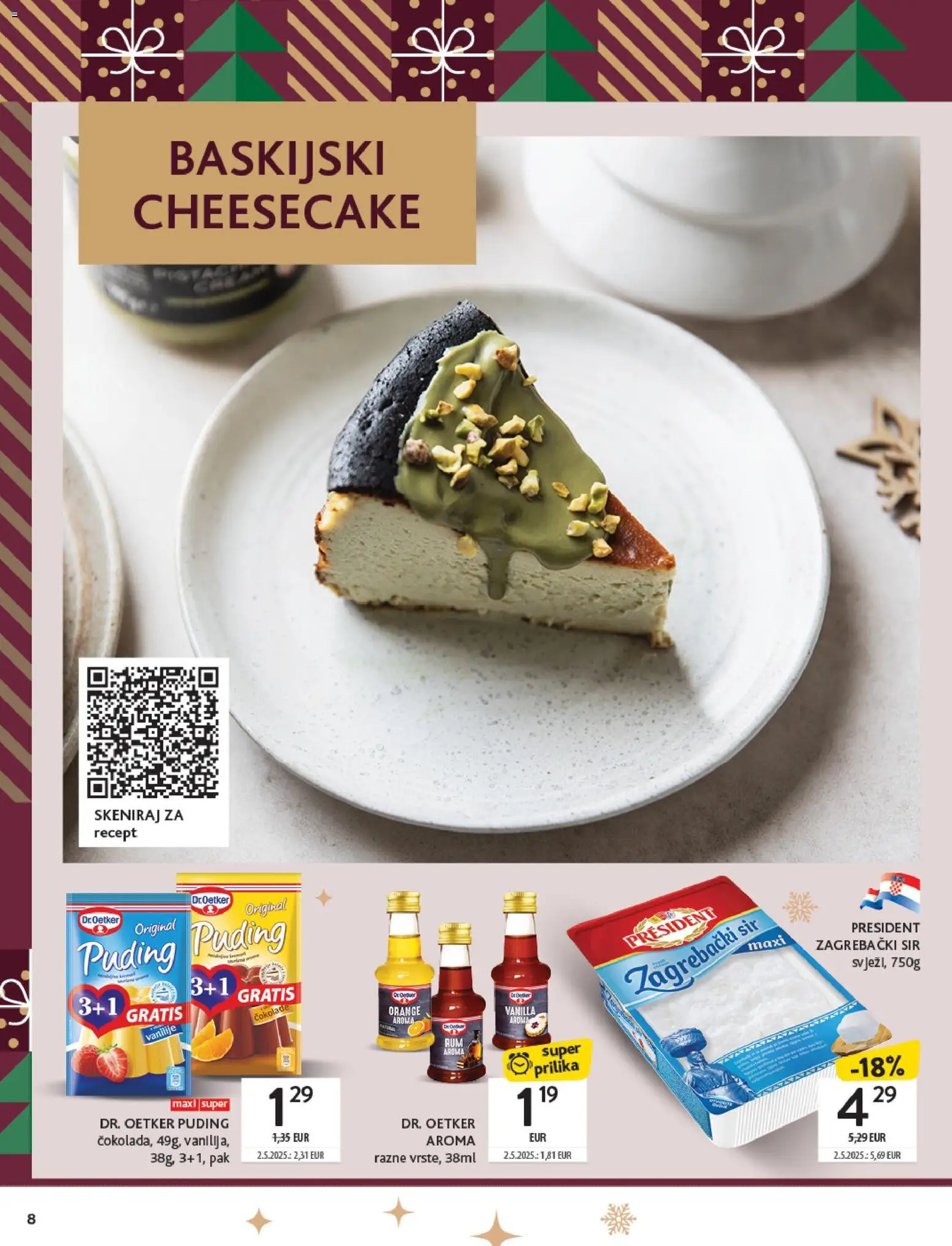 Konzum HR akciós ujság - amely érvényes a következő dátumtól: 01.12.2025 | Oldal: 8 | Termékek: Puding