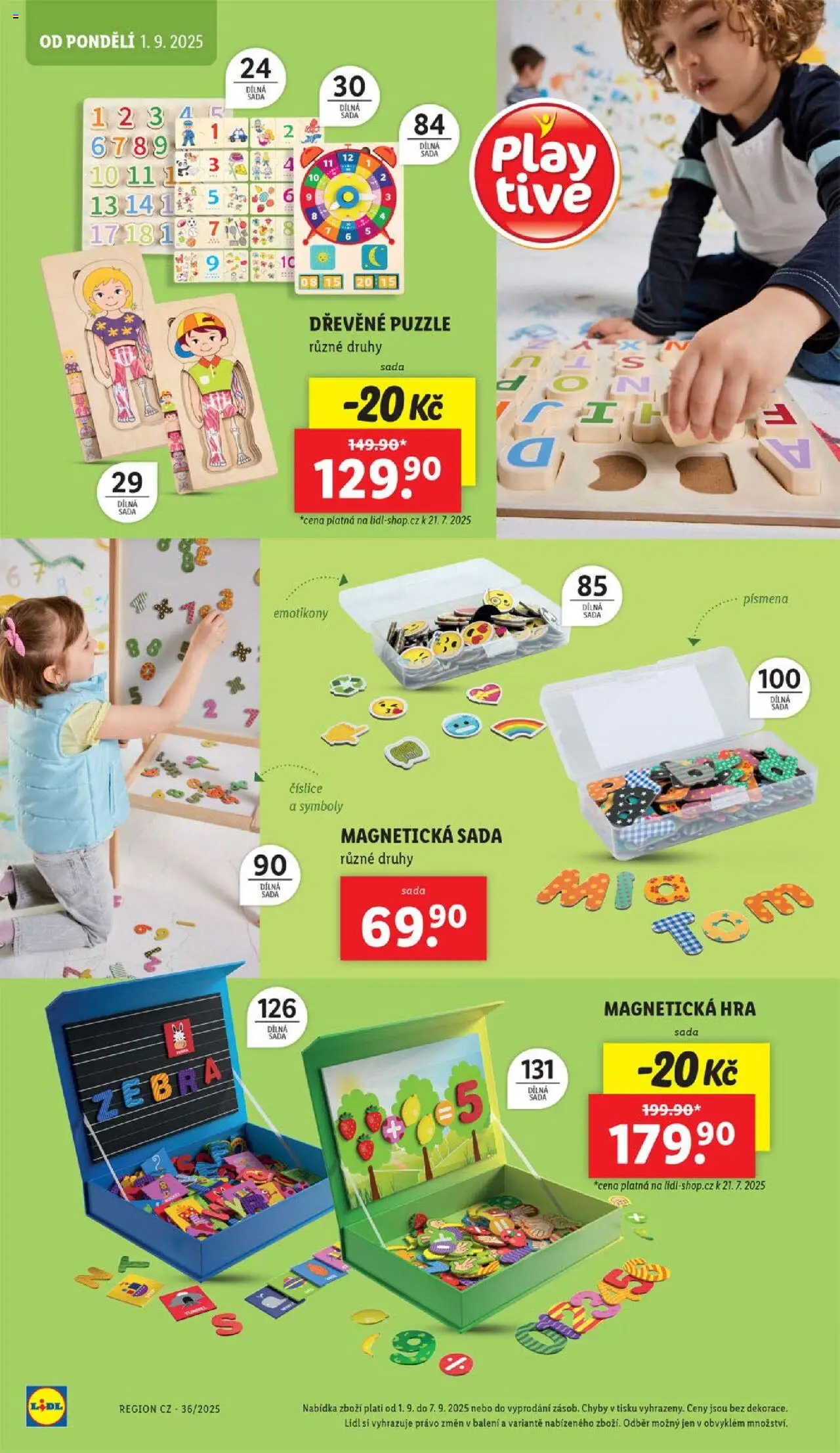 Lidl leták - Hurá do lavic od 04.08.2025 | Strana: 28 | Produkty: Hra, Puzzle