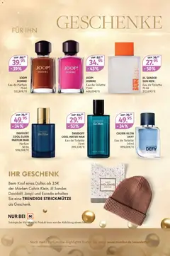 Müller Unwiderstehliche Duft-Klassiker ab 01.12.2025 gültig | Seite: 4 | Produkte: Toilette, Parfüm, Eau de Toilette, Eau de Parfum
