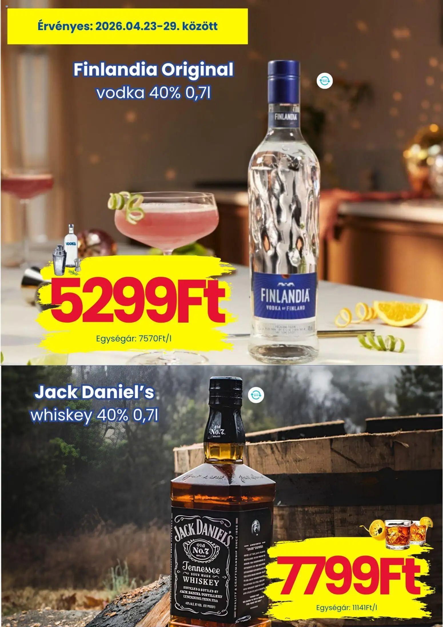 Magnetic akciós ujság - amely érvényes a következő dátumtól: 23.04.2026 | Oldal: 11 | Termékek: Whiskey, Vodka