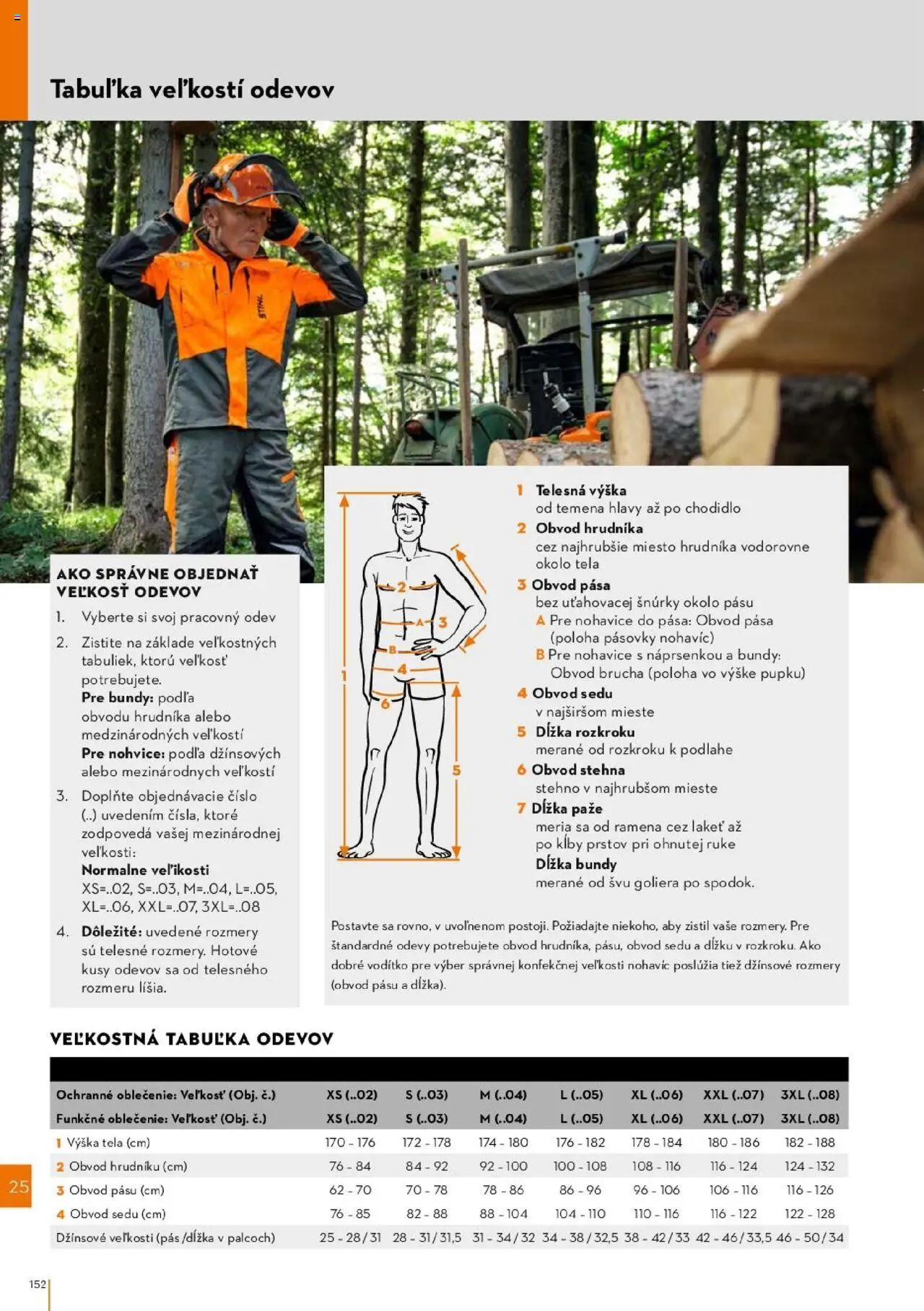Nové STIHL akcie – leták je platný od 01.04.2025 | Strana: 152 | Produkty: Pás, Nohavice