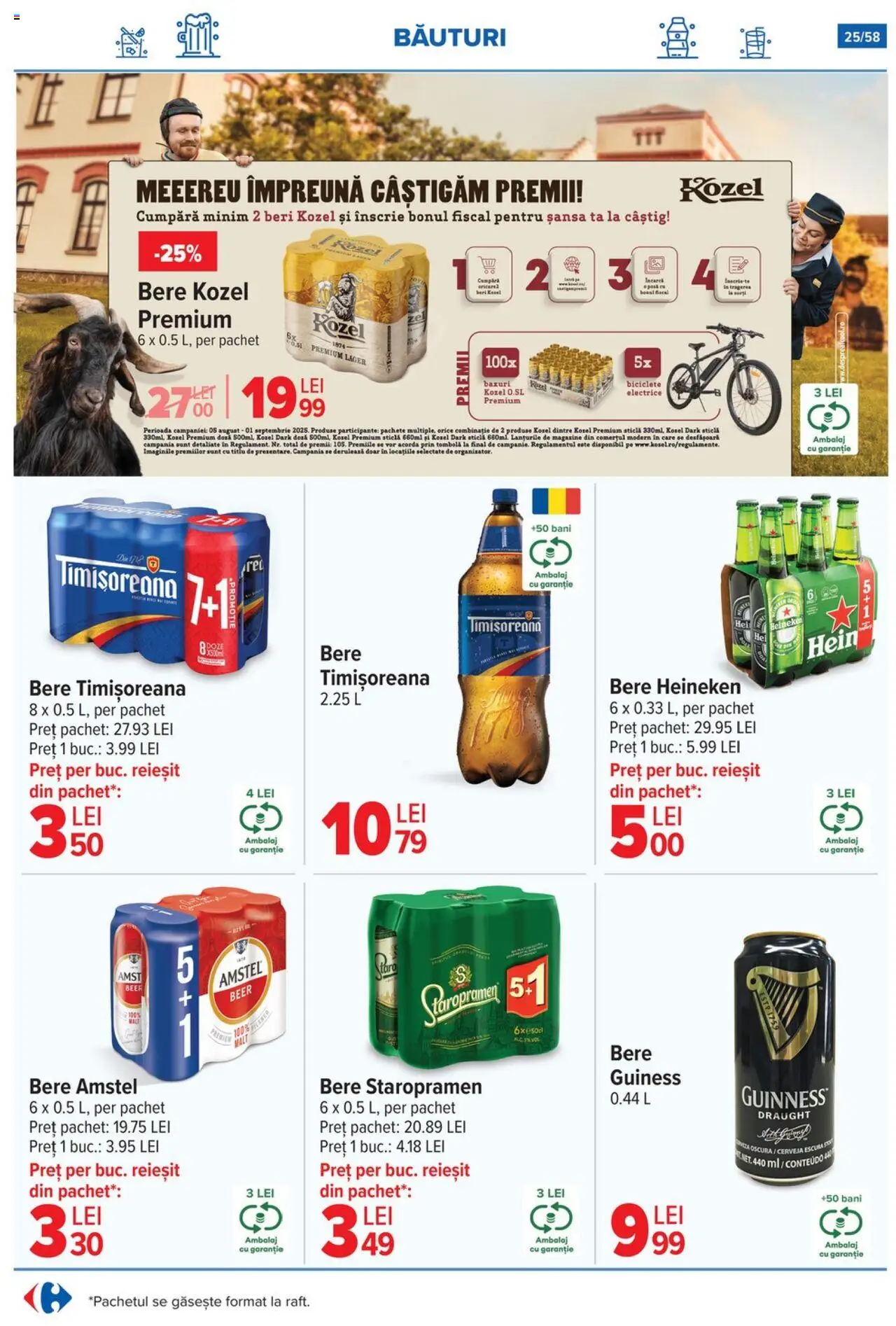 Catalog Carrefour – valabil de la 06.08.2025 | Pagină: 26 | Produse: Bere