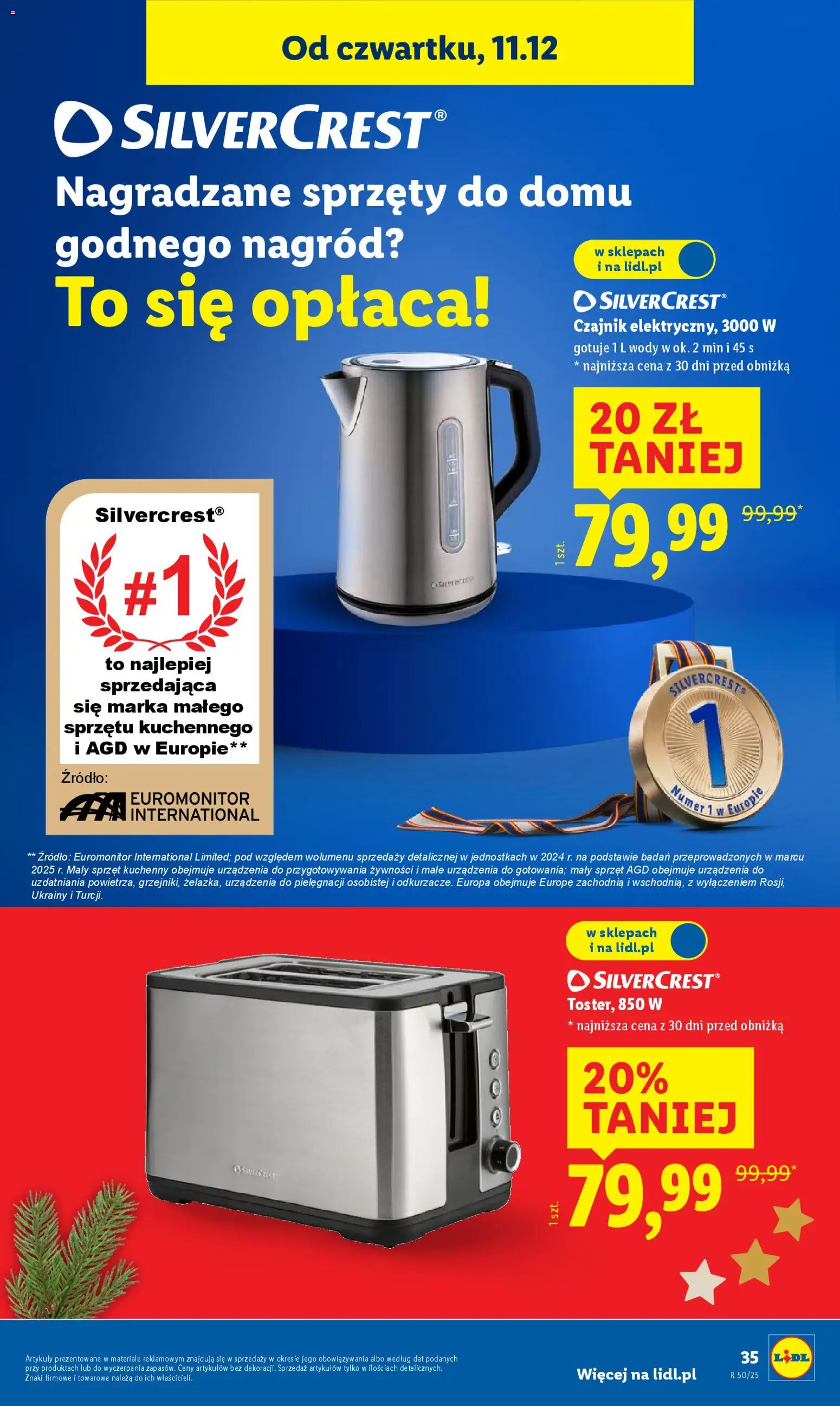 Lidl Katalog od 08.12.2025 | Strona: 43 | Produkty: Czajnik