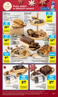 Pogląd oferty "Carrefour Gazetka" - ważna od 15.12.2025 | Strona: 11 | Produkty: Karta, Piernik, Brownie