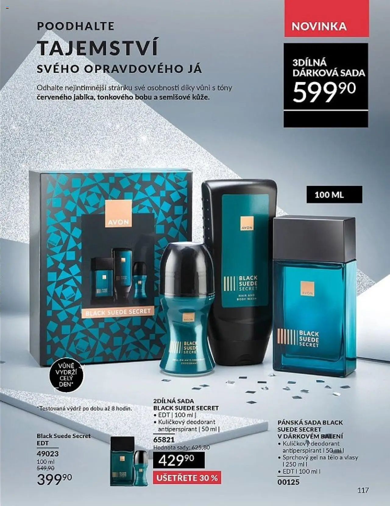 Avon katalog 10/2025 od 01.10.2025 | Strana: 117 | Produkty: Sprchový gel, Deodorant, Antiperspirant