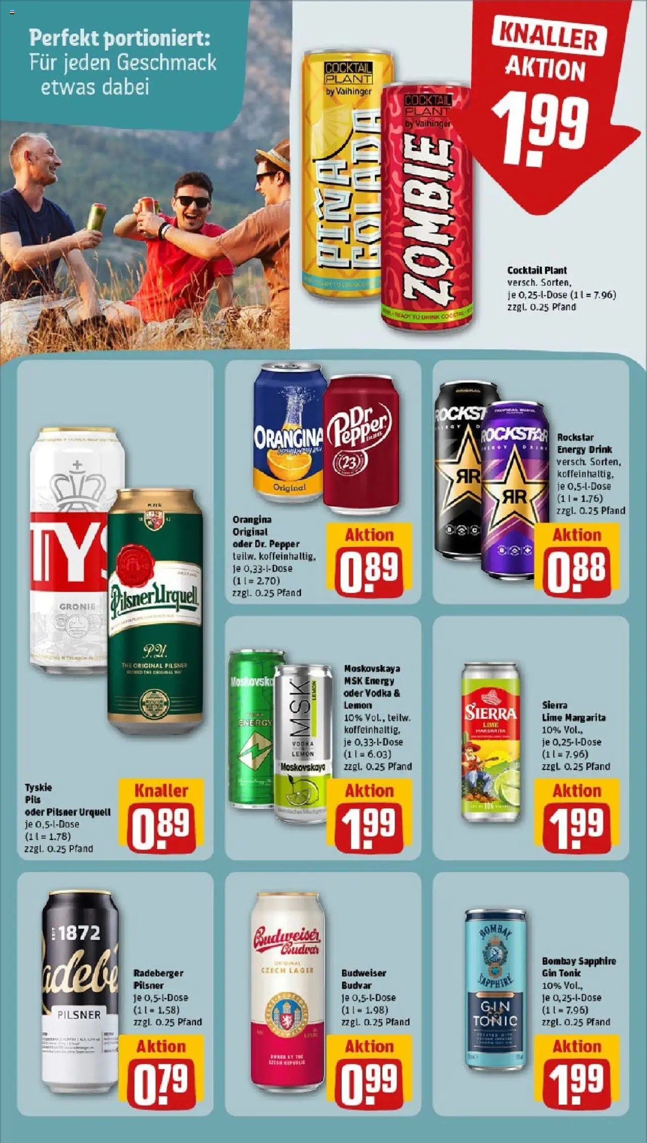 Rewe prospekt Pulsnitz	 - gültig ab dem 15.06.2025 | Seite: 20 | Produkte: Pils, Vodka, Gin, Radeberger pilsner