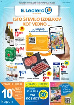 E.leclerc katalog - pregled letaka veljavnega od 13.08.2025
