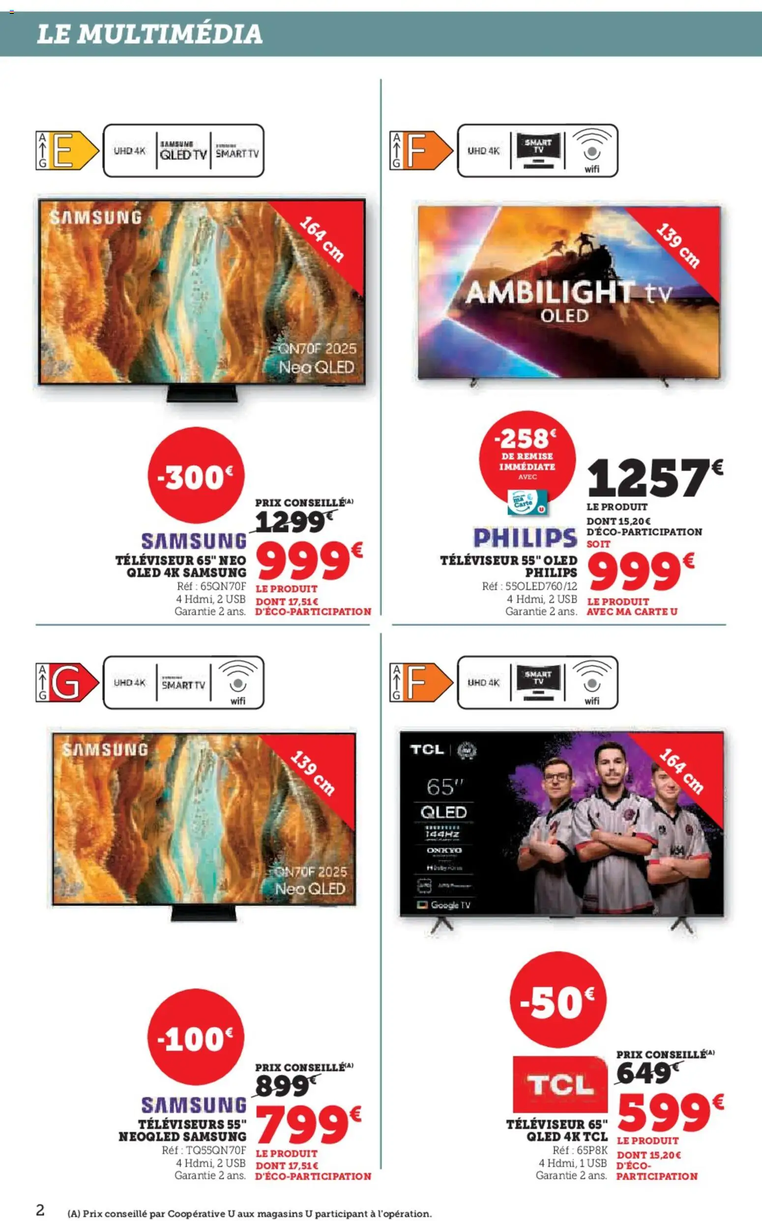 {H1} | Page: 2 | Produits: USB, Televiseur, Smart TV