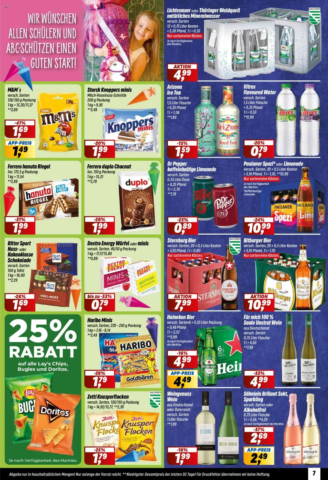Simmel Prospekt 	 - gültig ab dem 04.08.2025 | Seite: 7 | Produkte: Haribo, Äpfel, Limonade, Heineken