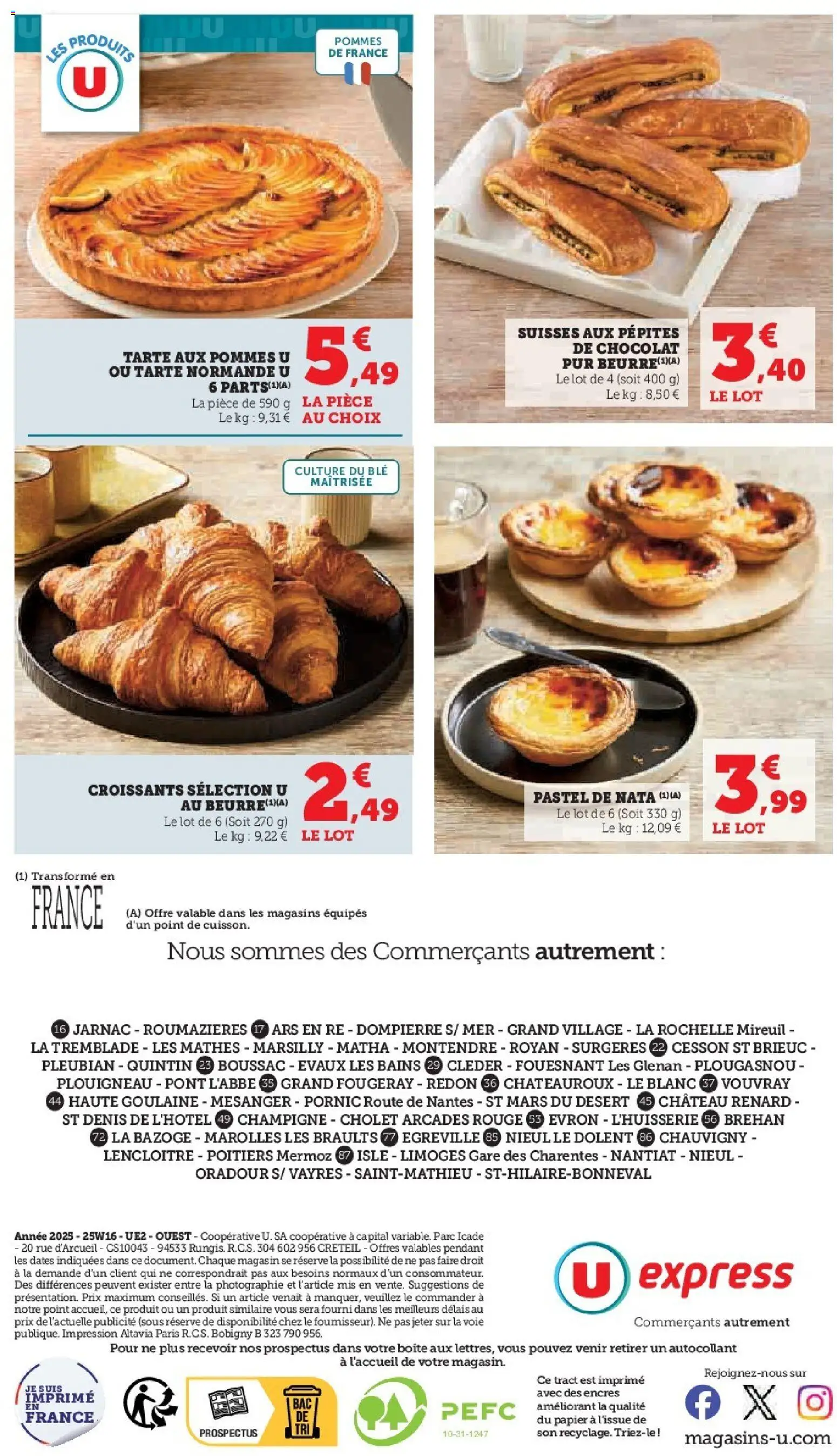 {H1} | Page: 6 | Produits: Pastel de nata, Chocolat, Pommes, Tarte aux pommes