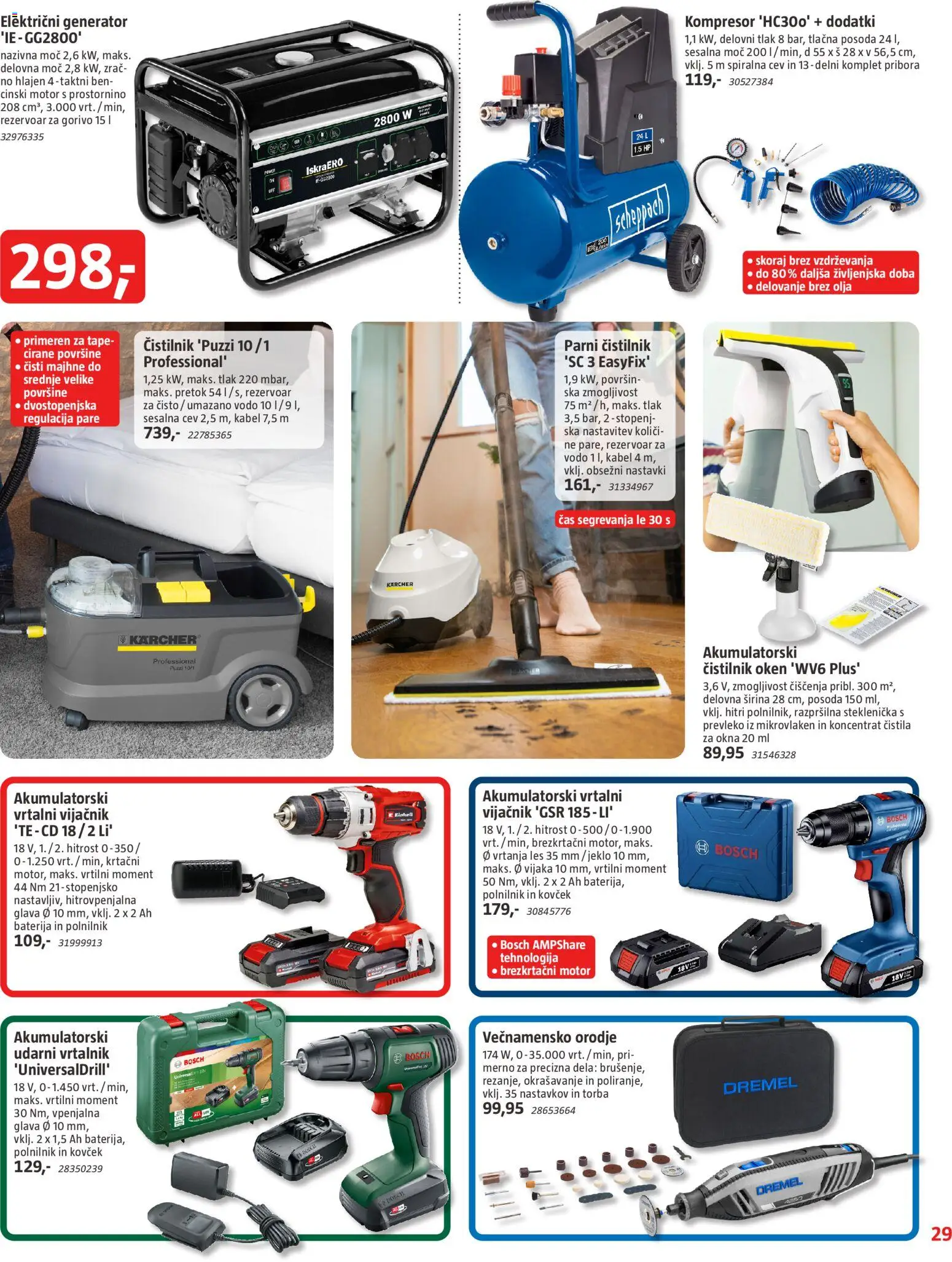 Novi Bauhaus katalog ponudbe – veljaven od 27.11.2025 | Stran: 29 | Izdelki: Baterija, Torba, Orodje, Vrtalnik