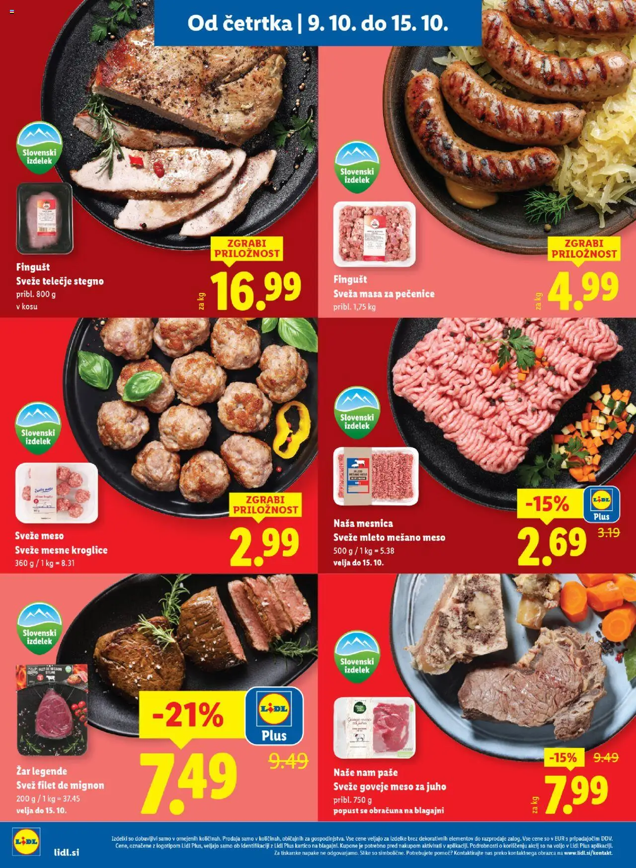 Novi Lidl katalog ponudbe – veljaven od 09.10.2025 | Stran: 2 | Izdelki: Zar, Goveje meso
