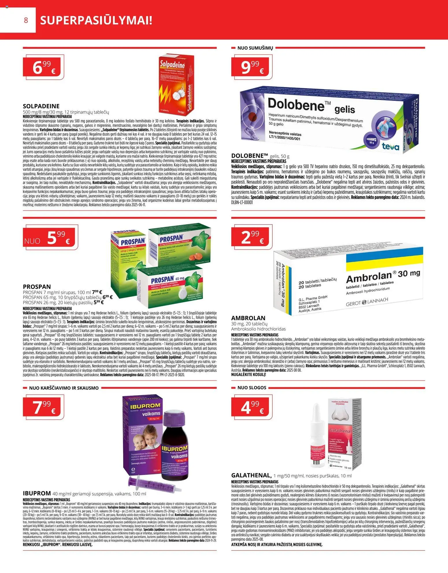 Gintarinė akcijos nuo 01.11.2025 | Puslapis: 8 | Prekių: Tv