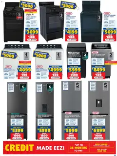 Russells specials catalogue – valid from 15.01.2026 | Page: 3 | Products: Freezer, Stove, Plate, Fridge