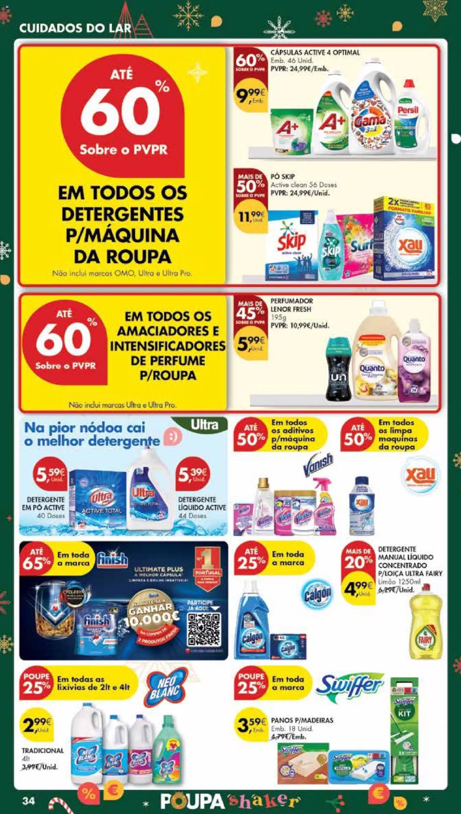 Pingo Doce Poupe Esta Semana Madeira │ válido de 09.12.2025 | Página: 34 | Produtos: Perfume, Pó, Detergente