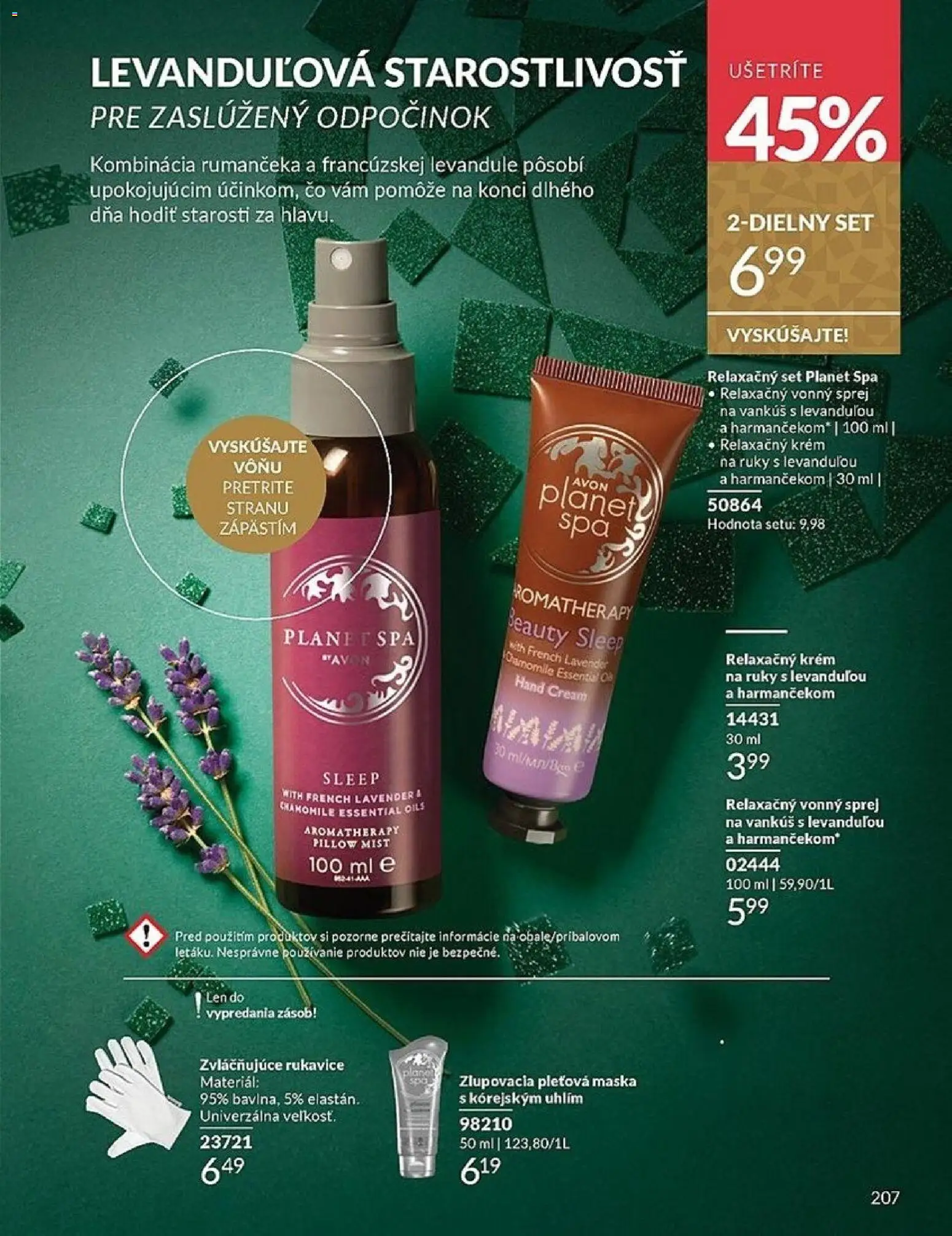 Nové Avon akcie – leták je platný od 01.12.2025 | Strana: 207 | Produkty: Vankúš, Maska, Krém