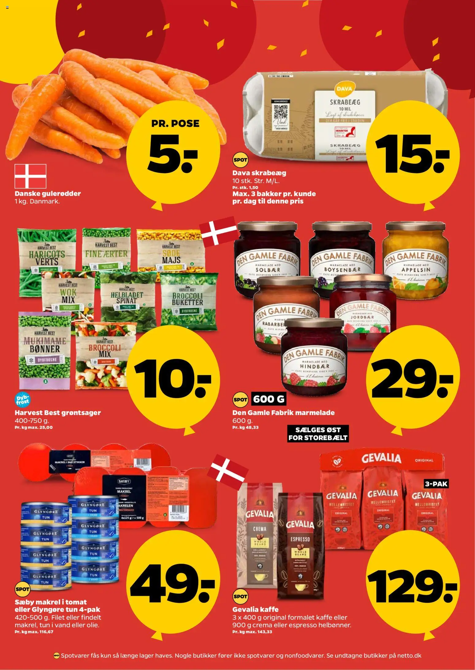 Netto tilbudsavis – gyldig fra 07.03.2026 | Side: 2 | Produkter: Ost, Kaffe, Majs, Makrel