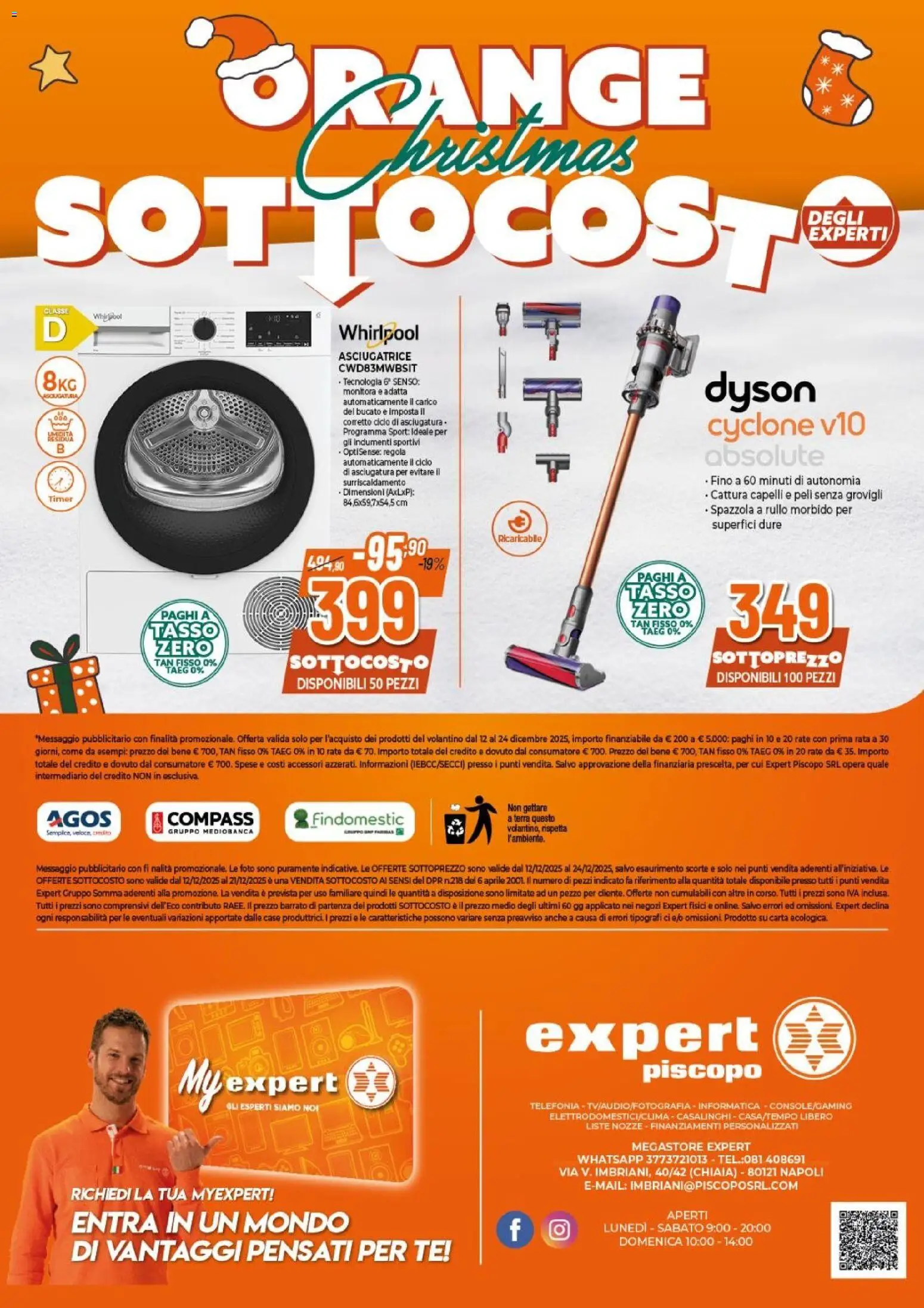 Volantino Expert del 12.12.2025 | Pagina: 20 | Prodotti: Spazzola, Rullo, Tè, Dyson