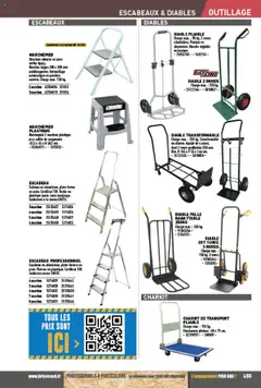  | Page: 455 | Produits: Diable pliable, Plateau, Escabeau