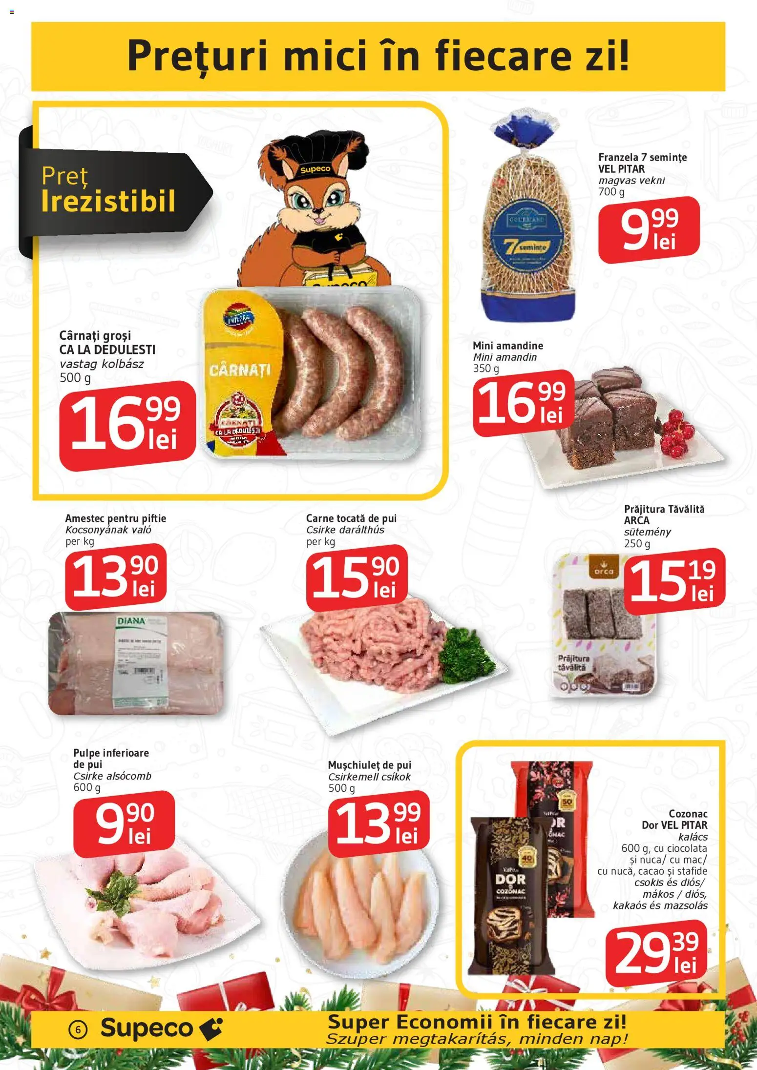 Noul catalog Supeco – valabil de la 11.12.2025 | Pagină: 6 | Produse: Prăjitură, Semințe, Ciocolată, Stafide