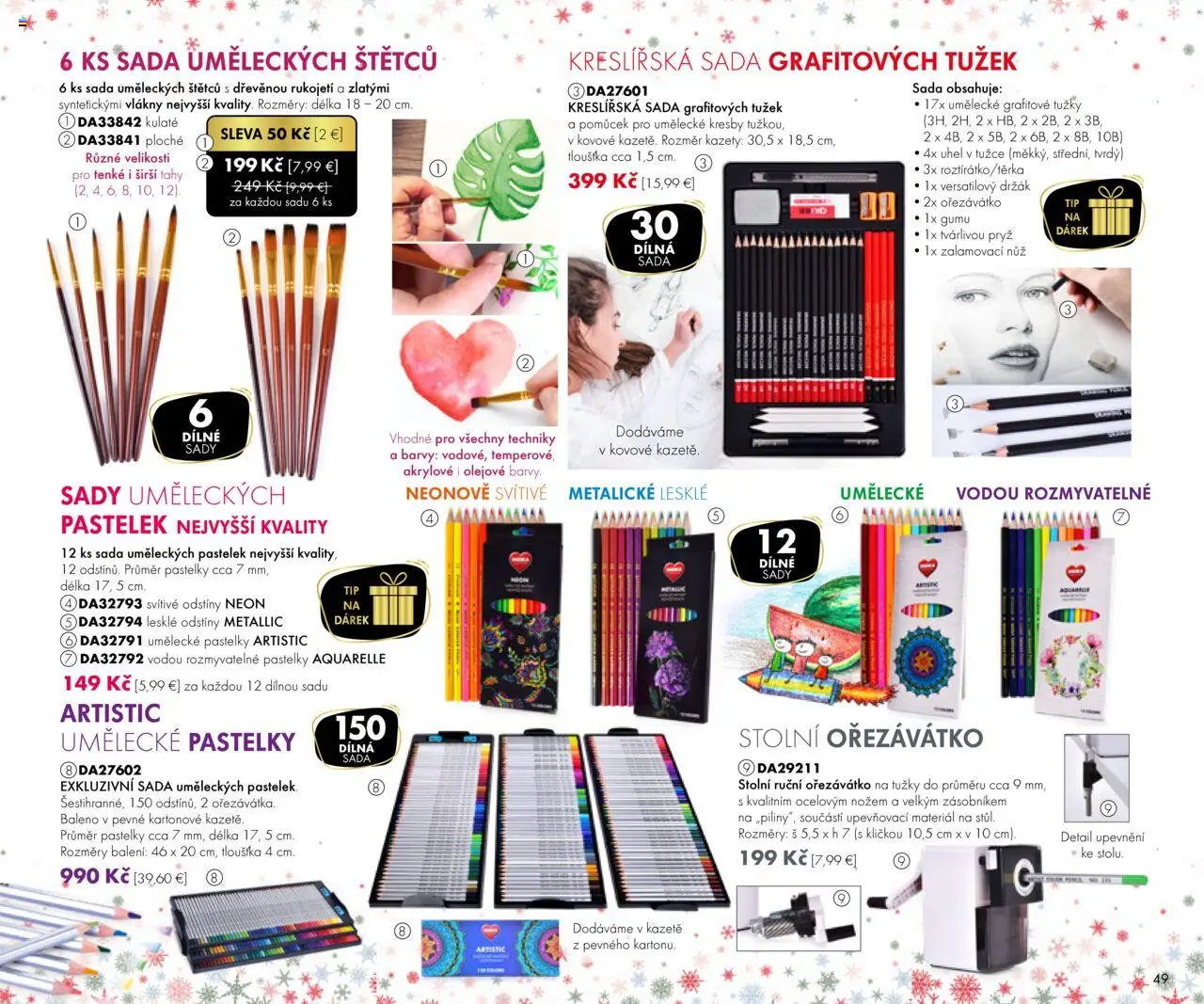 Nové Dedra akcie – leták je platný od 19.09.2025 | Strana: 49 | Produkty: Pastelky