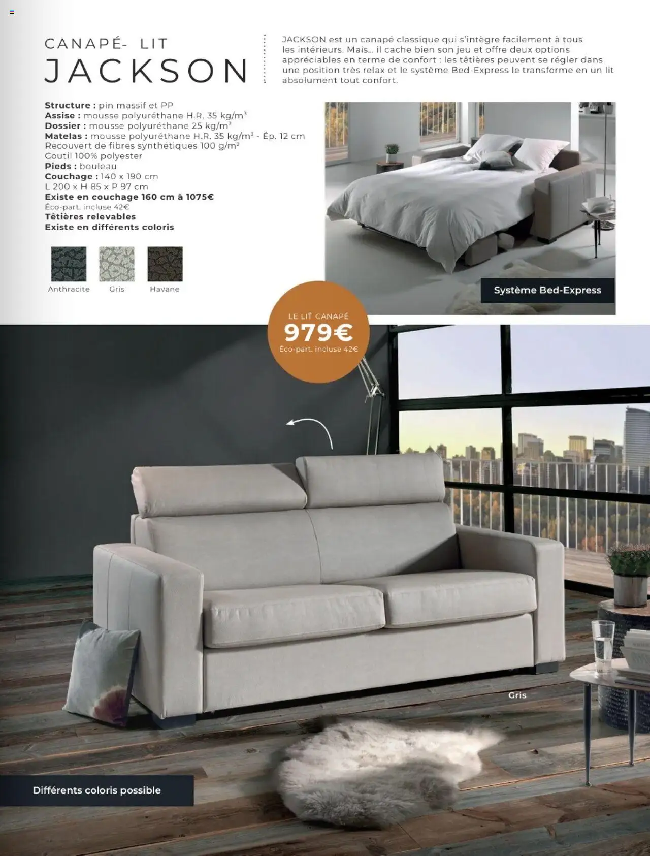 {H1} | Page: 21 | Produits: Mousse, Lit, Matelas, Canapé