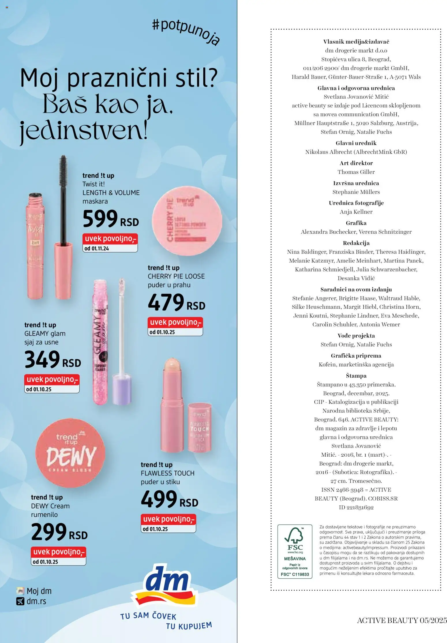 DM Drogerie katalog - važi od 08.12.2025 | Strana: 6 | Proizvode: Biblioteka, Puder, Rumenilo, Maskara