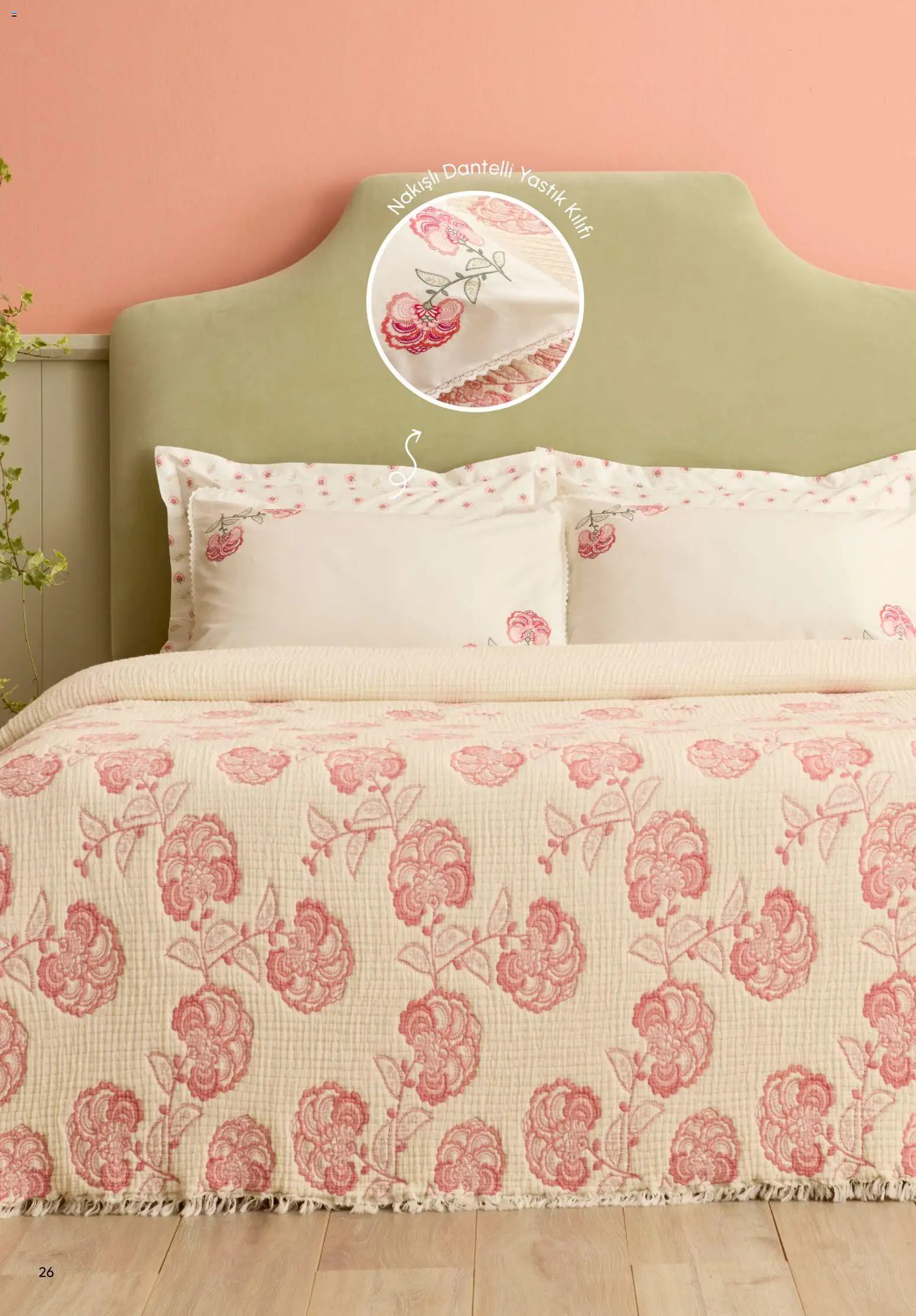 Karaca Home - Katalog  Ev Tekstili -  İlkbahar / Yaz 2026 - 01.03.2026 tarihinden itibaren geçerlidir | Sayfa: 26 | Ürünler: Yastık