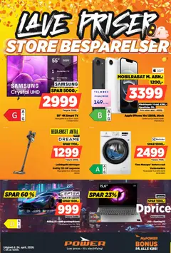 Power - Lave priser gyldig fra 24.04.2026