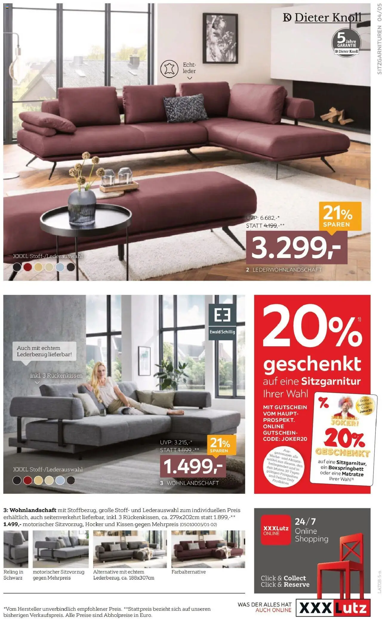 XXXLutz  Polstermöbel gültig ab 29.07.2025 | Seite: 5 | Produkte: Matratze, Kissen
