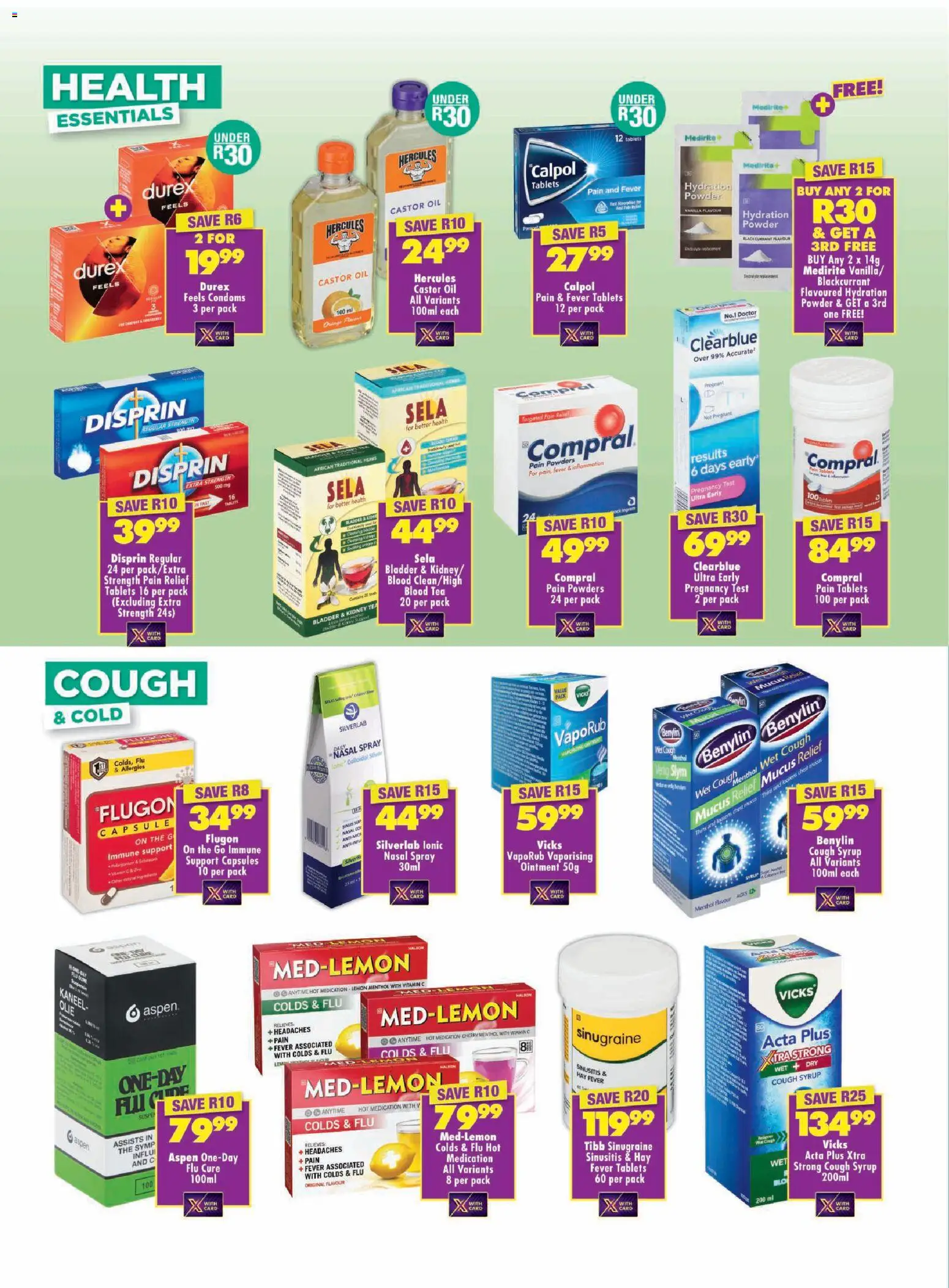 New Shoprite catalogue – valid from 23.02.2026 | Page: 2 | Products: Oil, Tea, Lemon, Nasal spray