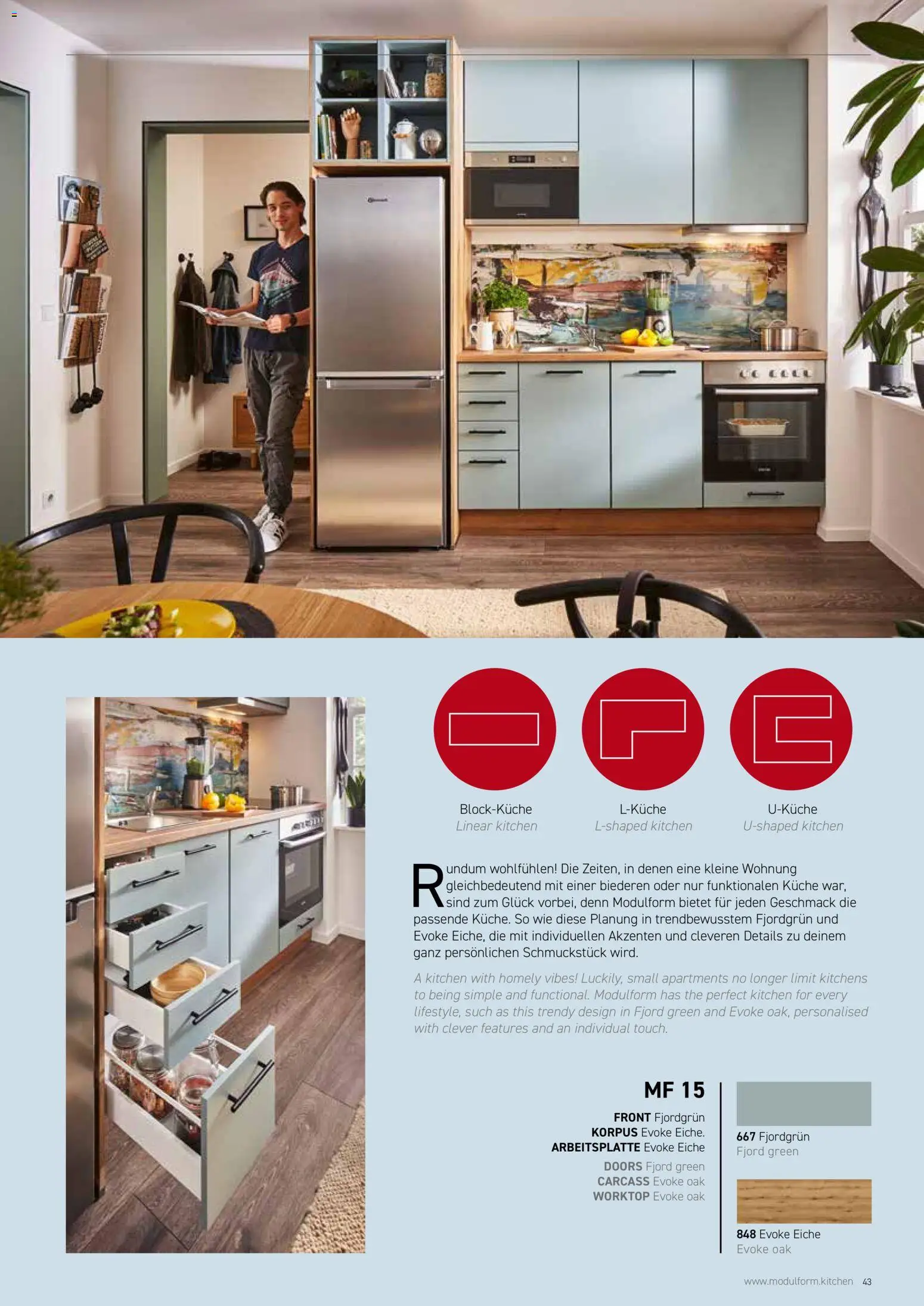 Ostermann Modulform Küchenprospekt 2026 – gültig ab 01.01.2026 | Seite: 43 | Produkte: Küche