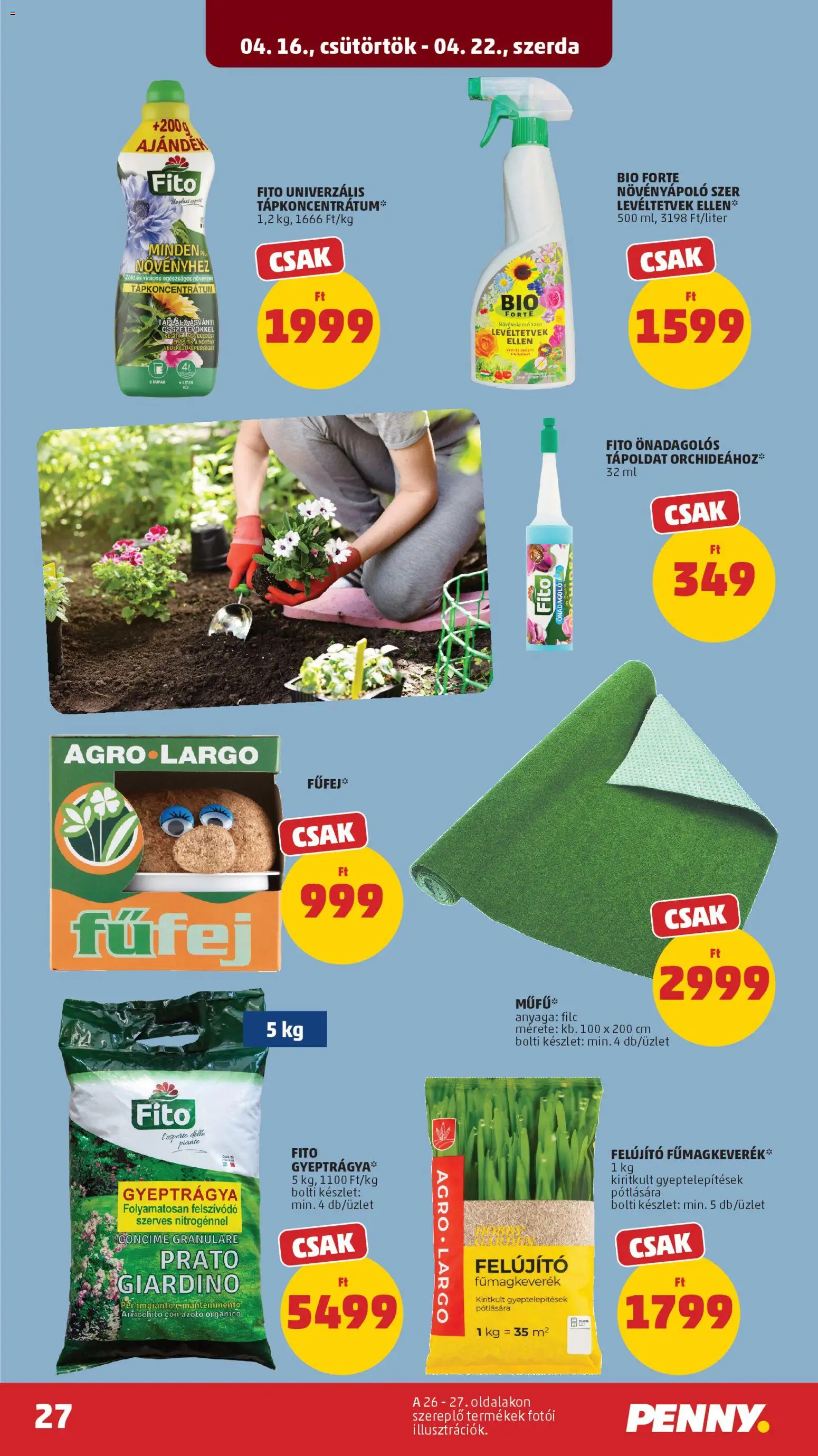 PENNY akciós ujság - amely érvényes a következő dátumtól: 16.04.2026 | Oldal: 31 | Termékek: Tápoldat