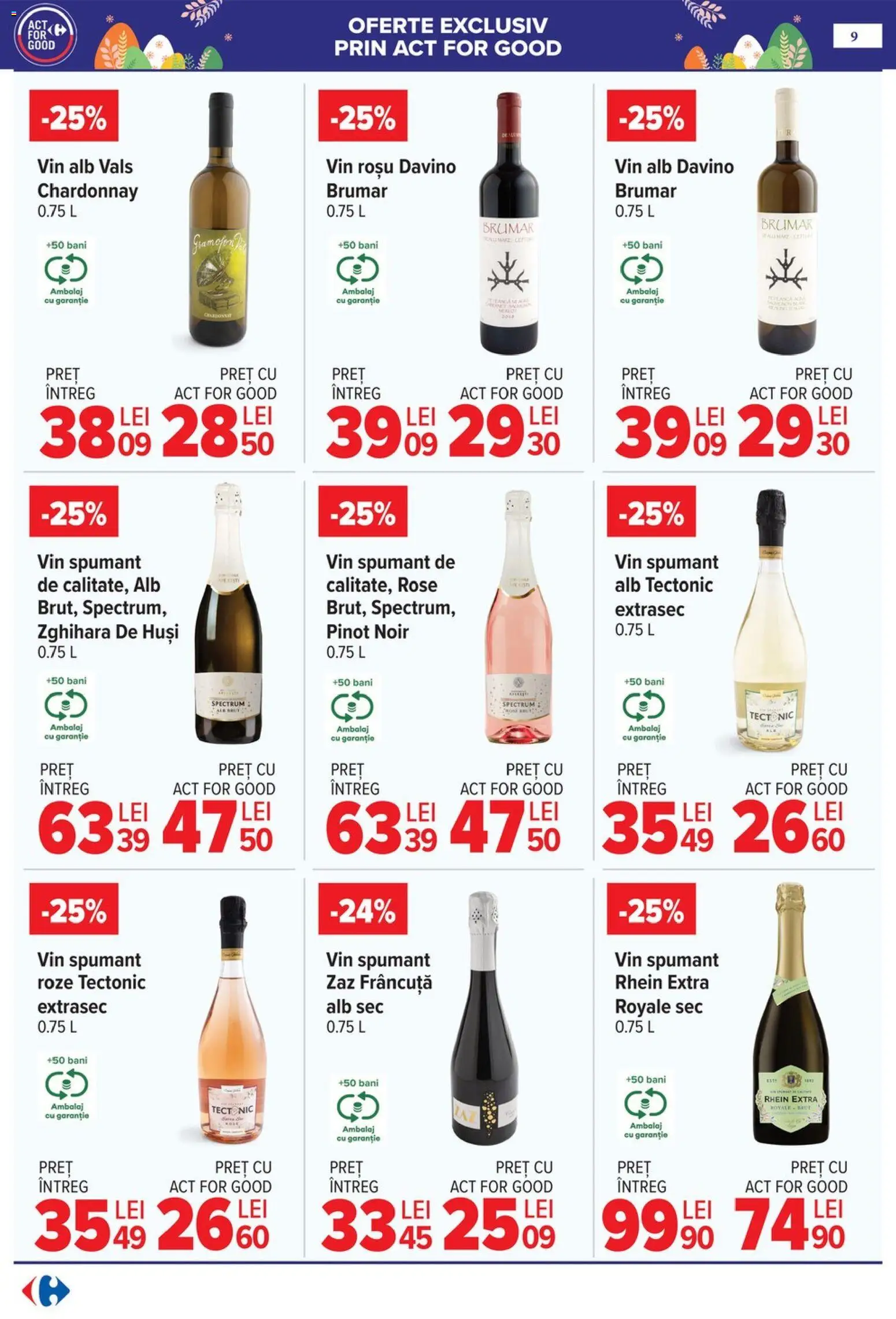 Noul catalog Carrefour – valabil de la 25.03.2026 | Pagină: 9 | Produse: Vin