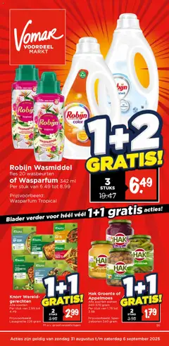 Vomar - Folder - Voorbeeld van een folder van Vomar, geldig van 31.08.2025
